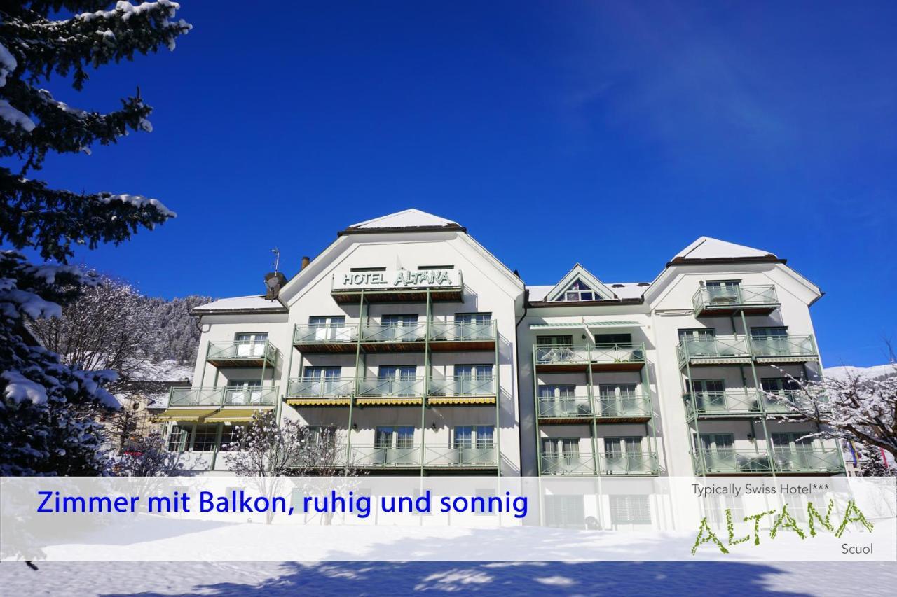 Typically Swiss Hotel Altana Scuol Kültér fotó